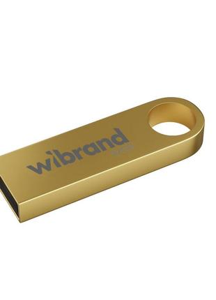 Флешка металева моноблок flash wibrand wi2.0/pu32u1g usb 2.0 puma 32gb gold