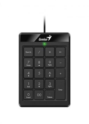 Клавиатура цифровая genius numpad 110 проводная черный