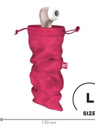Мешочек для хранения игрушек satisfyer treasure bag l pink