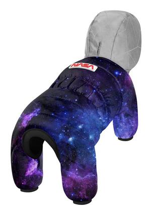Комбінезон для собак waudog clothes малюнок "nasa21", m35, в 59-62 см, с 37-40 см
