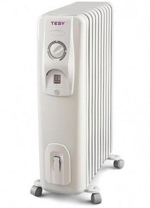 Обогреватель масляный tesy cc 2008 e05 301761 r2000 вт 24 м2 8 т-образных секций механическое управление