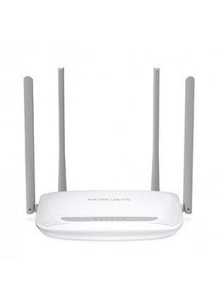 Маршрутизатор mercusys mw325r 300mbps 4lan 4 антени білий