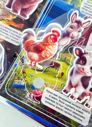 Моя перша книга на липучках липучі знання10 фото