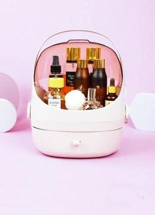 Органайзер для косметики 2 ячейки с ручкой gt-046