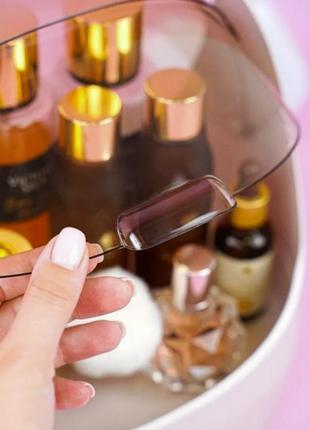 Органайзер для косметики 2 ячейки с ручкой gt-046