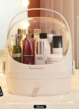 Органайзер для косметики 2 ячейки с ручкой gt-046