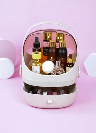 Органайзер для косметики 2 ячейки с ручкой gt-046