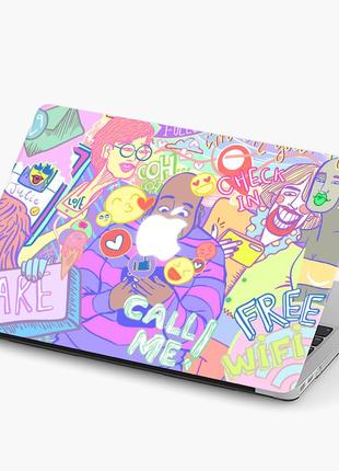 Чехол пластиковый для apple macbook pro / air изобразительное искусство (visual arts) макбук про case hard