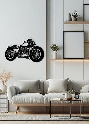 Деревянный декор для дома, декоративное панно на стену "быстрый мотоцикл", картина...