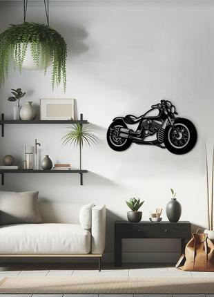 Деревянный декор для дома, декоративное панно на стену "быстрый мотоцикл", картина...