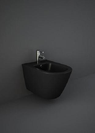 Rak ceramics rst07504a feeling биде подвесное, черное матовое