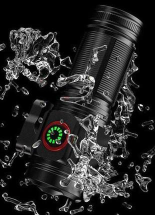 Ручной фонарик / фонарь на 4 мощных светодиода