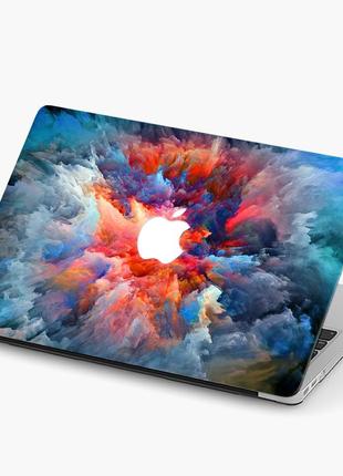 Чохол пластиковий macbook air 13,6 m2 (a2681) барвистий вибух (color boom)