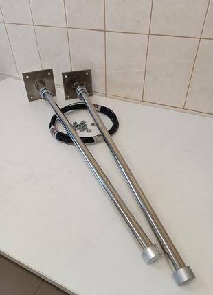 Труби сушарка з кільцями з ручним регулюванням ширини d30мм, 1м, 10 кілець