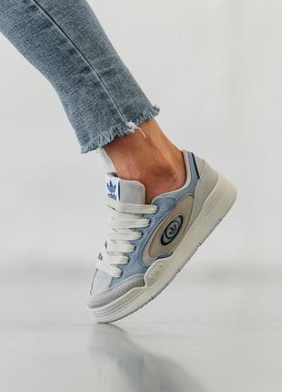 Женские кроссовки adidas adi2000 x grey blue 36-37-38-39-40-41