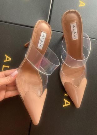 Босоножки в стиле alaia