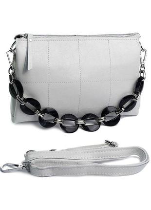 Кожаные сумки в двух цветах