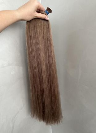 Натуральне русые волосы для наращивания