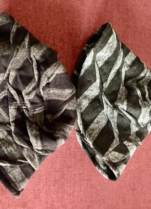 Текстильні капелюхи панами — чорний сірий у двох відтінках6 фото