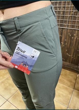 Брюки женские фирменные новые треккинговые карго туристические зеленые спортивные...