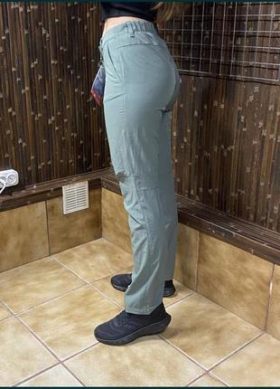 Брюки женские фирменные новые треккинговые карго туристические зеленые спортивные...