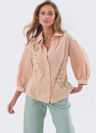 Блуза свободного кроя арт. 45646