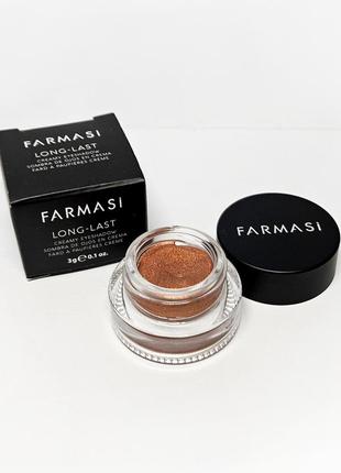 Стойкие кремовые тени для век 03 трендовый оранжевый long last creamy farmasi фармаси 13014932 фото
