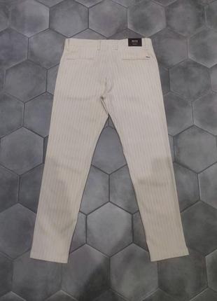 Штаны hugo boss tapered fit size 34×32 original лен/котон7 фото