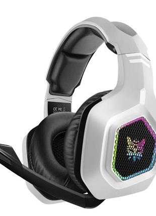 Ігрова гарнітура diza100 для ps5, ps4, ігрові навушники surround stereo 3,5 мм з мікрофоном і світлом rgb