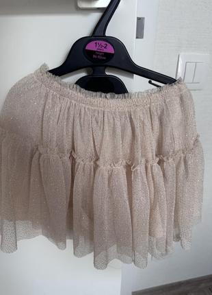 Пышная юбка с глиттером туту зара zara