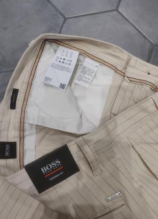 Штани hugo boss tapered fit size 34×32 original льон/котон5 фото