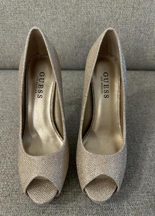 Туфли guess, туфли на каблуке4 фото