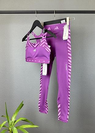 Женский комплект топ + леггинсы adidas оригинал из новых коллекций.