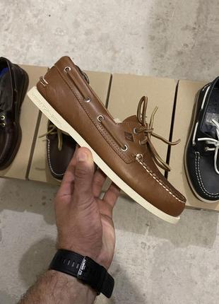 Чоловічі топсайдери мокасіни sperry