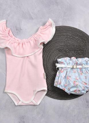Комплект боди с блумерами