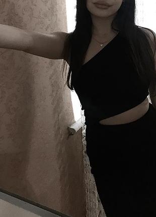 Платье черное