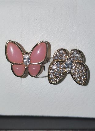 Van cleef кольцо 17 размер в позолоте