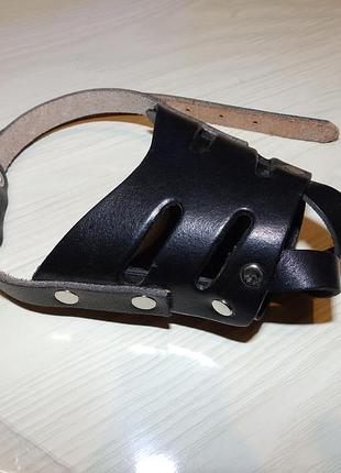 Кожаный намордник размер m