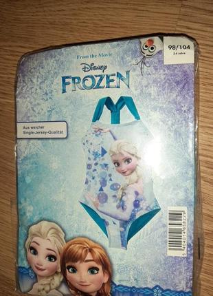 Купальник 98-104 disney холодне сердце анна ельза