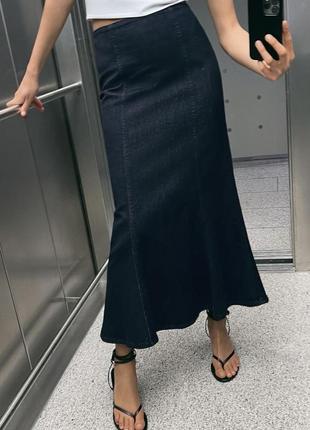 Юбка джинсовая zara