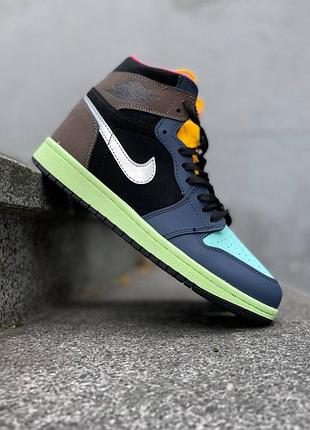 Кроссовки nike air jordan 1 retro multi 6