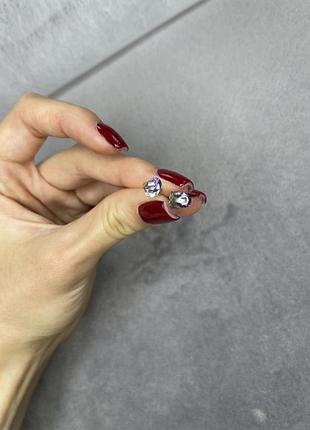 Серьги серебряные