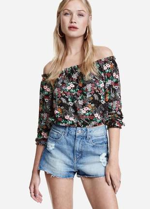 Блузка жіноча h&m квіти