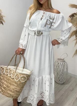 Дуже гарна сукня, туреччина люкс якість, бренд, розмір універсальний.