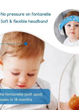 Детские противошумные наушники baby earmuffs/ наушники для детей от 2 до 24 месяцев зеленый5 фото