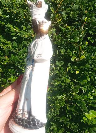 Статуэтка антик черная мадонна с исусом под реставрацию