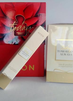 Подарунковий набір avon today для неї  в коробці.2 фото