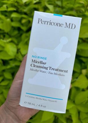Несмываемое увлажняющее средство для снятия макияжа perricone md no:rinse micellar cleansing treatment
