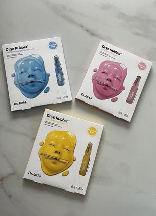 В асортименті альгинатні маска для лица dr. jart+ cryo rubber with moisturizing hyaluronic acid зволоження , 44 г