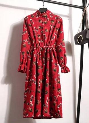 Платье в цветочный принт